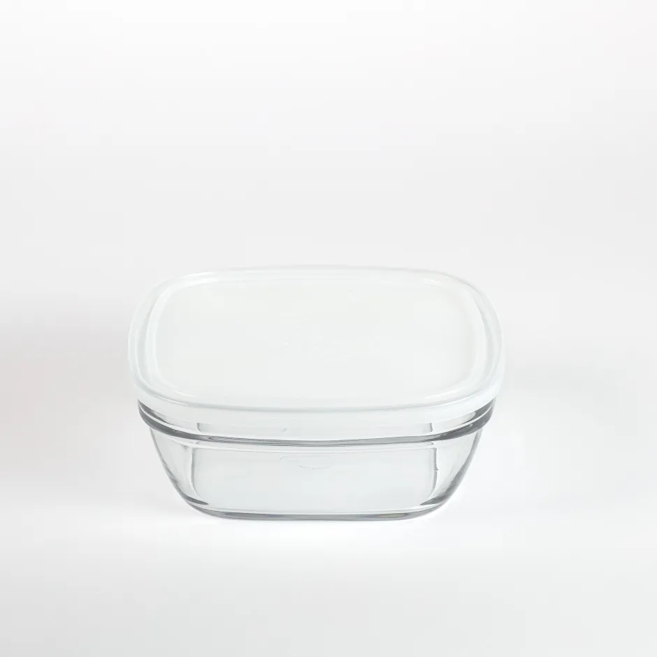 Duralex Professionnels De La Restauration|Boîtes Carrées>Freshbox - Boite de conservation carrée couvercle blanc 1,15L