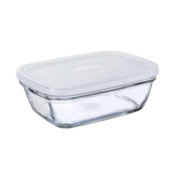 Duralex Professionnels De La Restauration|Boîtes Rectangulaires>Freshbox - Boite de conservation rectangulaire couvercle blanc 1,1L