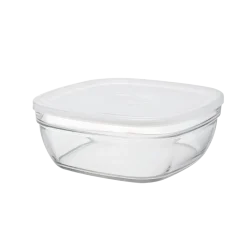 Duralex Boîtes Carrées>Freshbox - Boite de conservation carrée couvercle blanc 3,1L