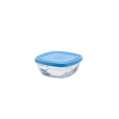 Duralex Professionnels De La Restauration|Boîtes Carrées>Freshbox - Boite de conservation carrée couvercle bleu 30cl
