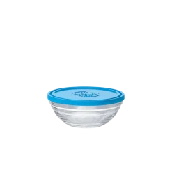 Duralex Boîtes Rondes>Freshbox - Boite de conservation ronde couvercle bleu 31cl
