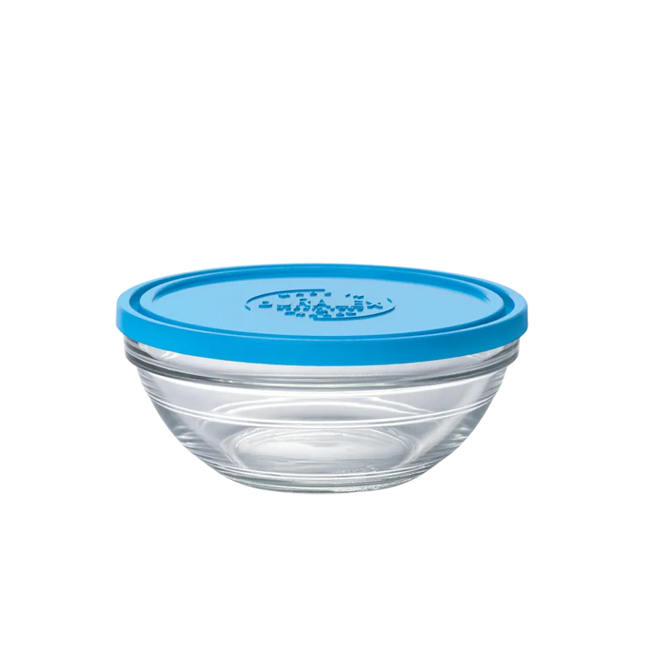 Duralex Professionnels De La Restauration|Boîtes Rondes>Freshbox - Boite de conservation ronde couvercle bleu 97cl