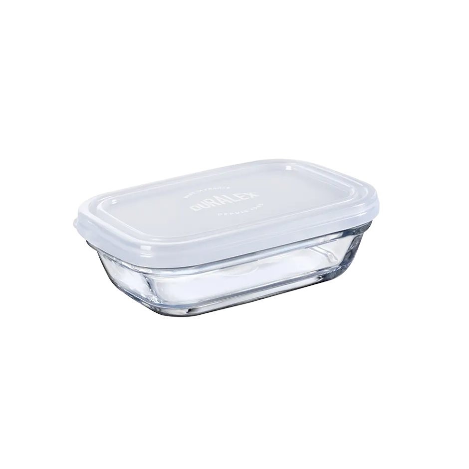 Duralex Professionnels De La Restauration|Boîtes Rectangulaires>Freshbox - Boite de conservation rectangulaire couvercle blanc 39cl