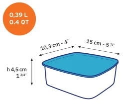 Duralex Kits|Professionnels De La Restauration>Freshbox - 3 boites de conservation rectangulaires multi-tailles