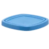 Duralex Professionnels De La Restauration|Couvercles>Freshbox - Couvercle Bleu carré - 9cm
