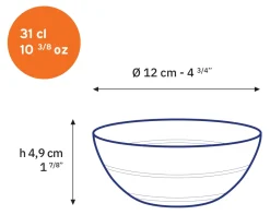 Duralex Professionnels De La Restauration|Coupelles>Le Gigogne - Coupelle en verre transparent 12cm - 31cl