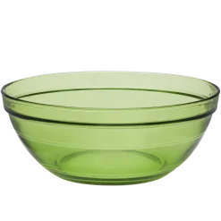 Duralex Professionnels De La Restauration|Saladiers>Le Gigogne - Saladier en verre Empilable 1,59L - 20,5cm Vert