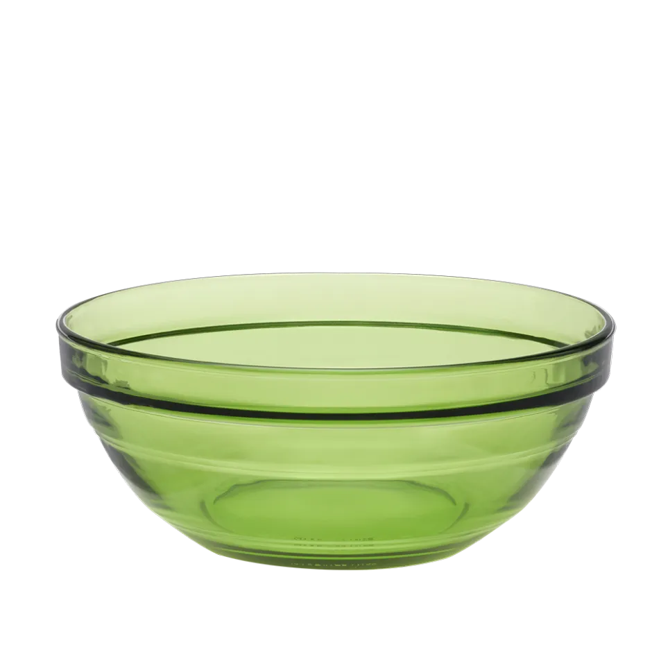Duralex Professionnels De La Restauration|Saladiers>Le Gigogne - Saladier en verre Empilable 97cl - 17cm Vert