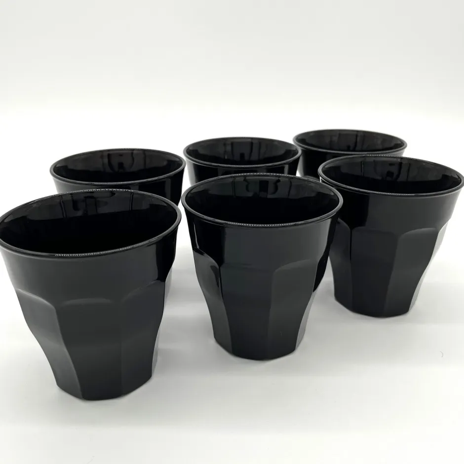 Duralex Professionnels De La Restauration|Verres À Eau>Le Picardie Noir brillant - Verre 25cl