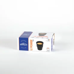 Duralex Professionnels De La Restauration|Verres À Eau>Le Picardie® Noir brillant - Verre 9cl
