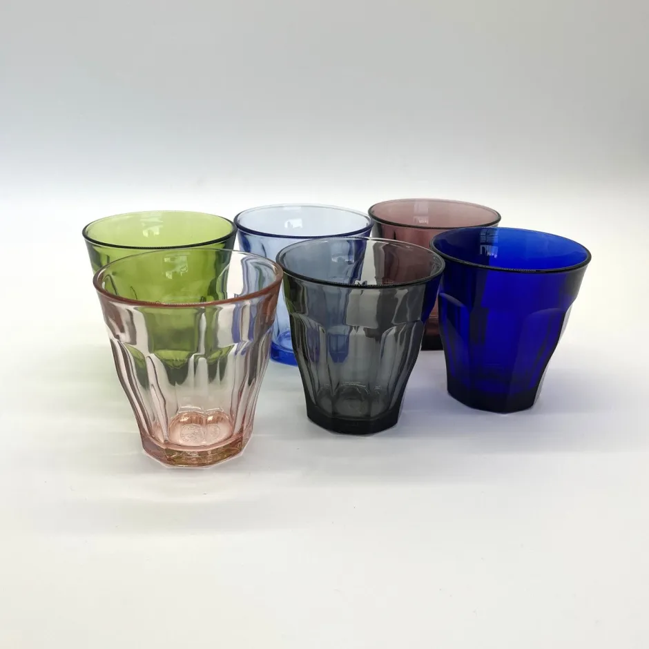 Duralex Professionnels De La Restauration|Verres À Eau>Le Picardie - Verre 25cl - Panaché de 6 couleurs
