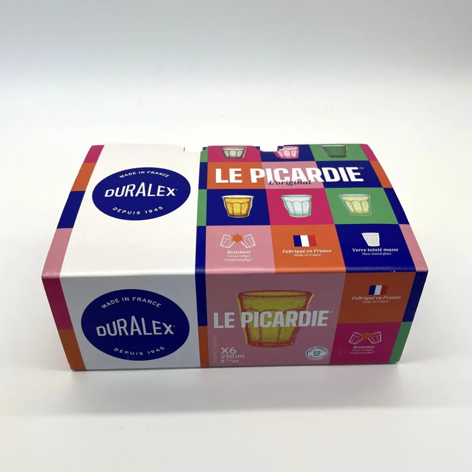 Duralex Professionnels De La Restauration|Verres À Eau>Le Picardie - Verre 25cl - Panaché de 6 couleurs