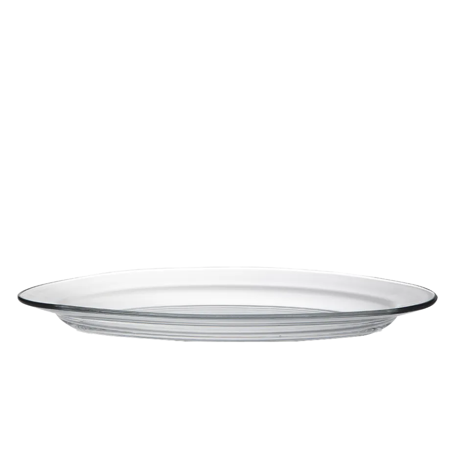 Duralex Professionnels De La Restauration|Plats De Service>Lys - Plat de service en verre transparent ovale 36cm