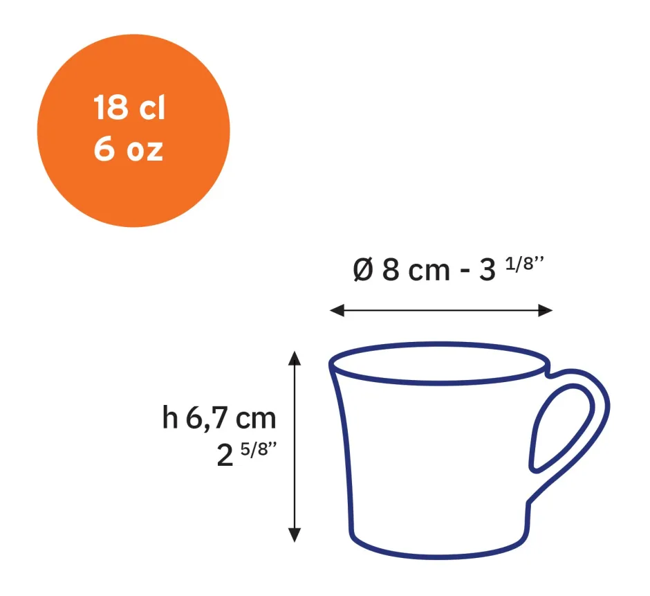 Duralex Tasses>Lys - Tasse en verre Vermeil 18 cl