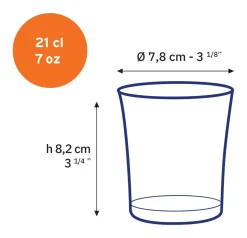 Duralex Professionnels De La Restauration|Verres À Eau>Lys - Verre transparent 21 cl