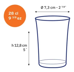 Duralex Professionnels De La Restauration|Verres À Eau>Lys - Verre Vermeil 28 cl