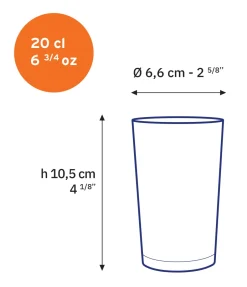 Duralex Verres À Eau>Unie - Verre transparent 20 cl