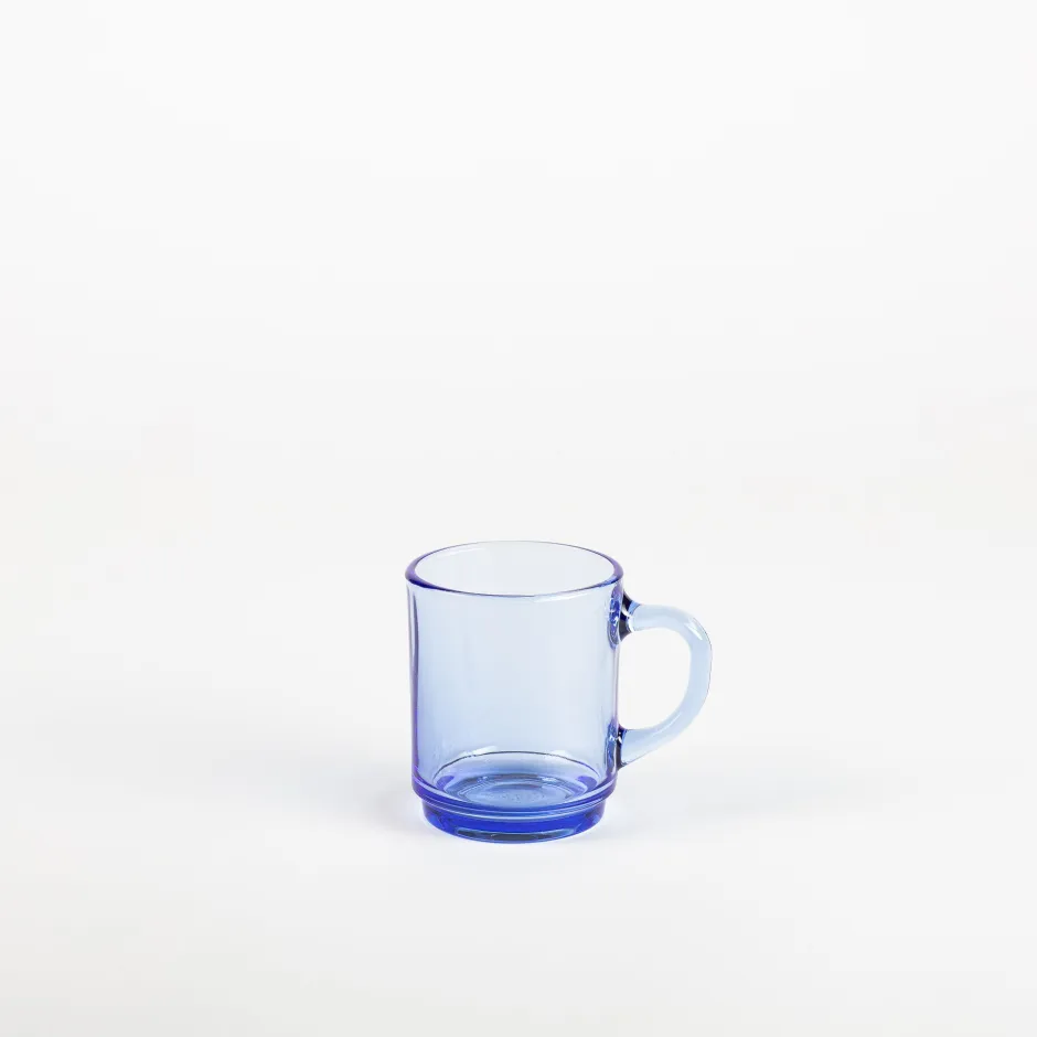 Duralex Professionnels De La Restauration|Mugs>Versailles - Mug en verre Bleu Marine 26 cl