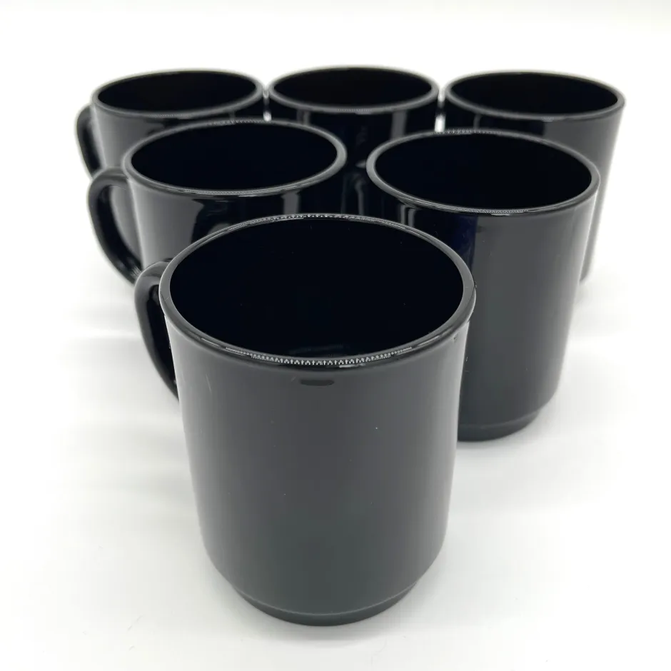 Duralex Professionnels De La Restauration|Mugs>Versailles - Mug en verre Noir 26 cl