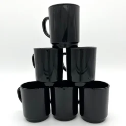 Duralex Professionnels De La Restauration|Mugs>Versailles - Mug en verre Noir 26 cl