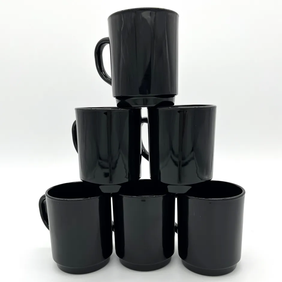 Duralex Professionnels De La Restauration|Mugs>Versailles - Mug en verre Noir 26 cl
