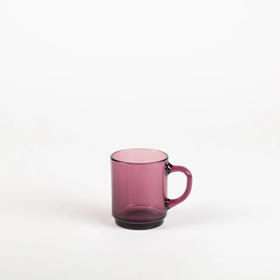 Duralex Professionnels De La Restauration|Mugs>Versailles - Mug en verre Prune 26 cl