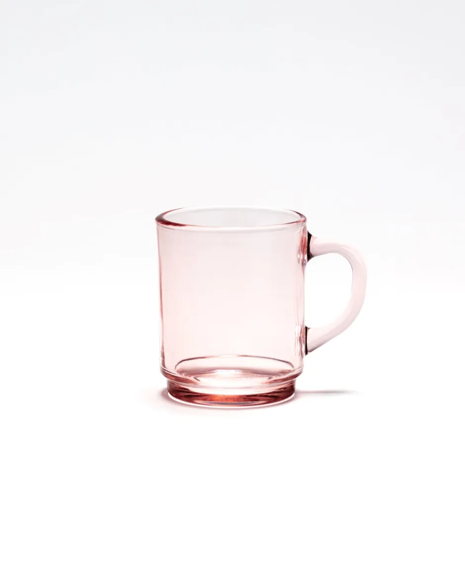 Duralex Professionnels De La Restauration|Mugs>Versailles - Mug en verre Rose 26 cl