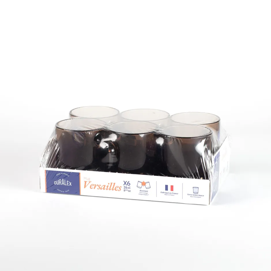 Duralex Professionnels De La Restauration|Mugs>Versailles - Mug en verre Sepia 26 cl